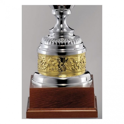 780mm Large Silver Trophy with Gold Plated Detail Awards Trophies